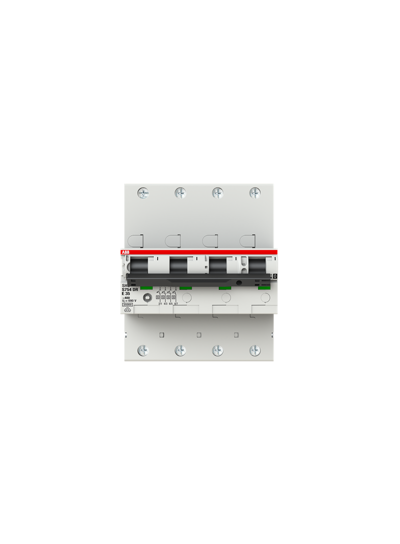 S754DR-E35 wyłącznik nadprądowy 4P selektywny E35A 25kA AC 2CDH784001R0352 ABB