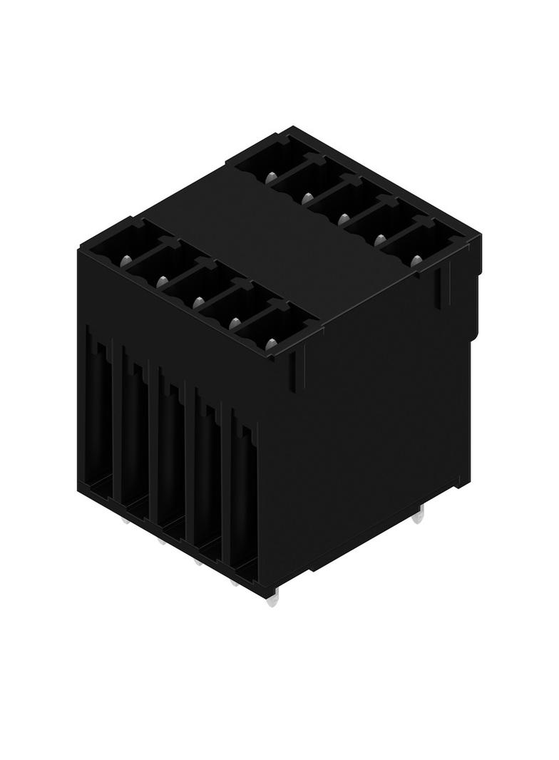SCD 3.81/10/180G 3.2SN BK BX Wtyki PCB (złącza płyty), 3.81 mm, Liczba biegunów: 10, kąt odejścia: 180° /56szt./ 1030290000 WEIDMÜLLER