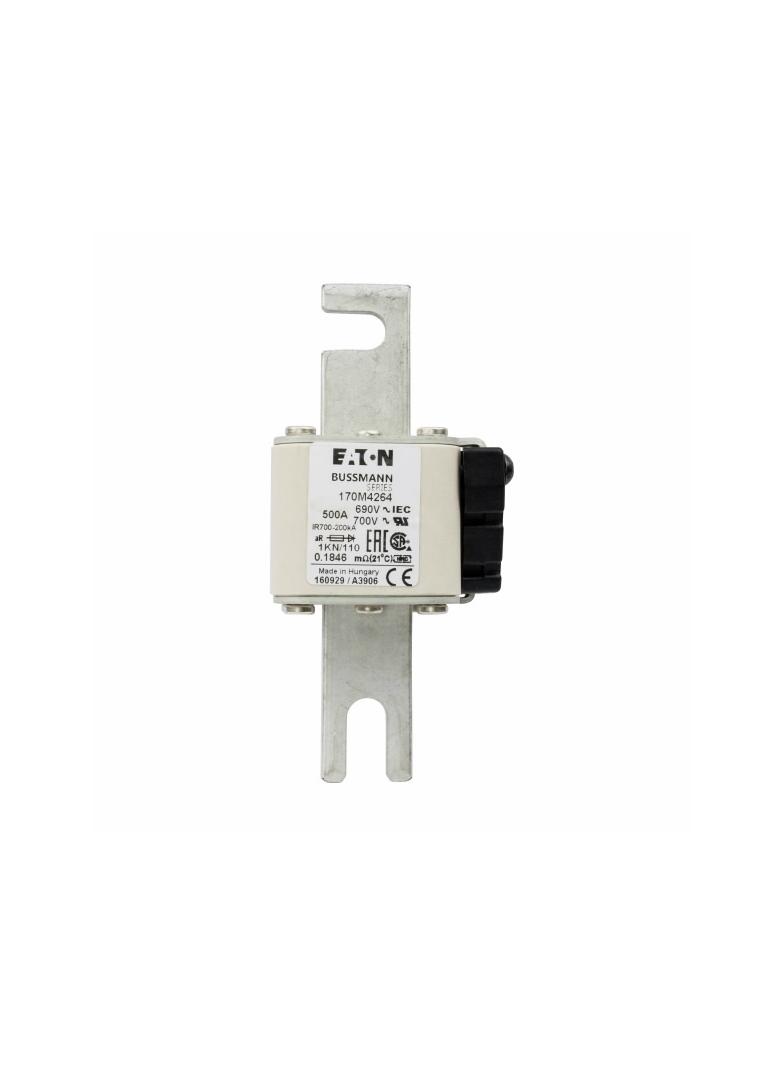 FUSE 500A 690V 1KN/110 AR UC Wkładka szybka 500A AC 690V DIN 1 53x69x138 mm aR DIN IEC 170M4264 EATO