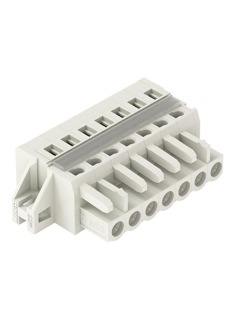 Gniazdo MCS-MIDI Classic 7-biegunowe jasnoszare raster 5mm /50szt./ 721-107/027-000 WAGO