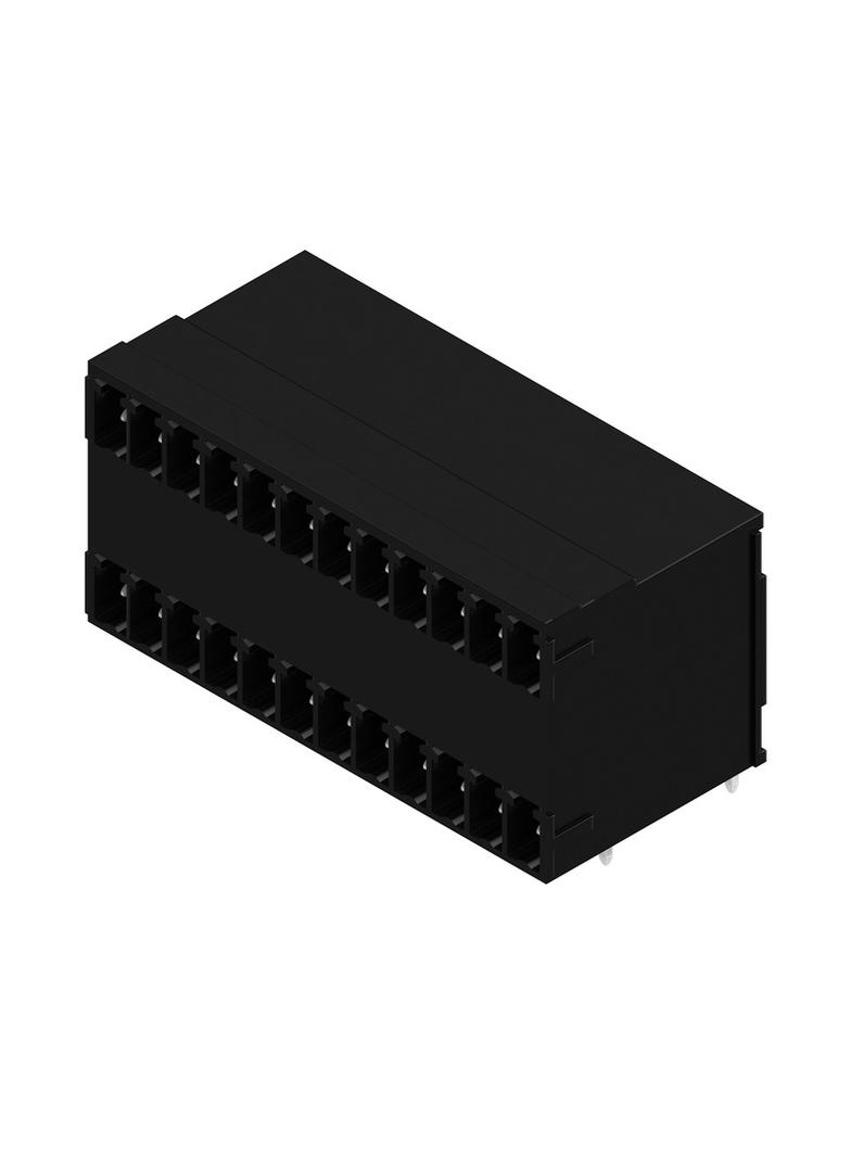 SCD 3.81/24/90G 3.2SN BK BX Wtyki PCB (złącza płyty), 3.81 mm, Liczba biegunów: 24, kąt odejścia: 90° /24szt./ 1973210000 WEIDMÜLLER