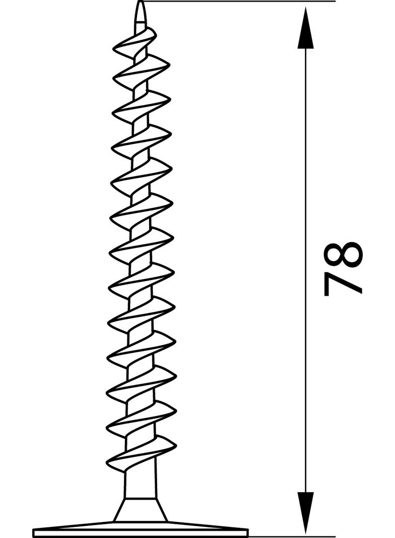Wkręcane Kołki do montażu-izolacji KWM-80 (4szt) 22.178 OPATÓWEK