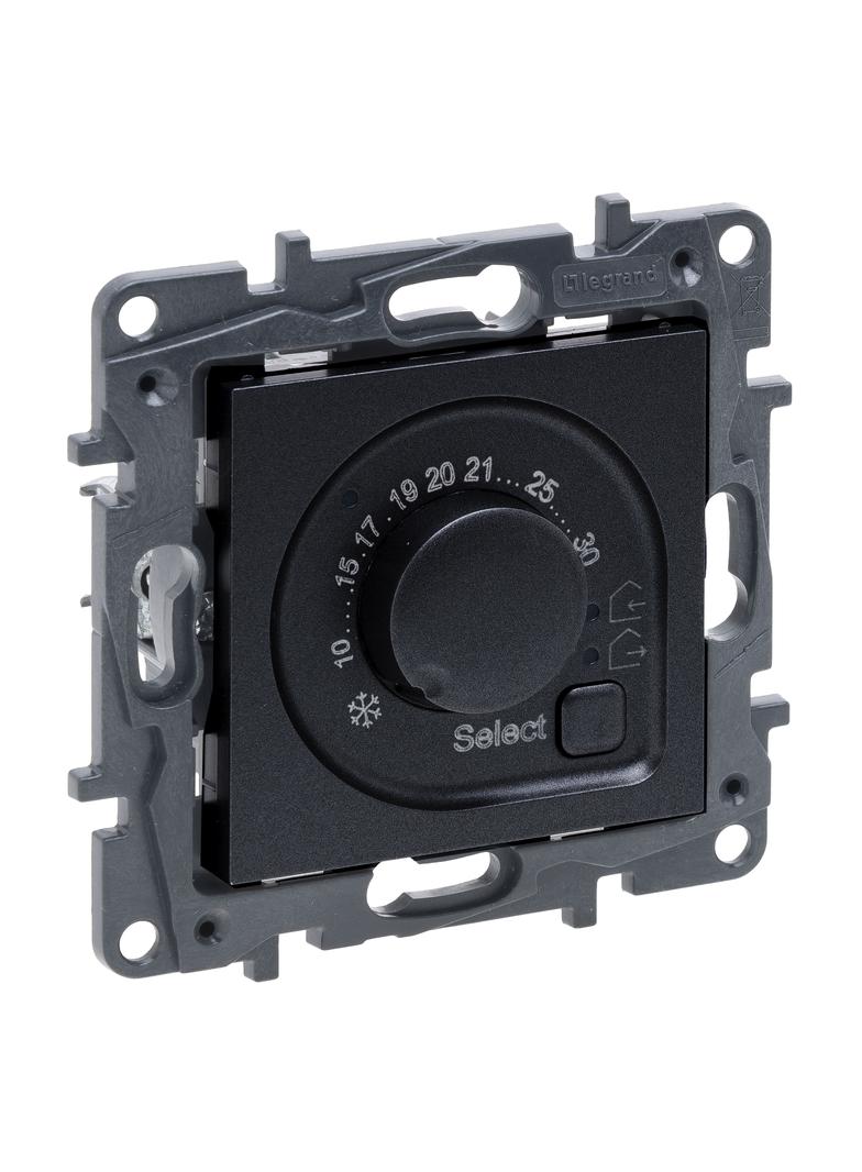 Niloe Step - termostat pokojowy- kolor czarny, Legrand