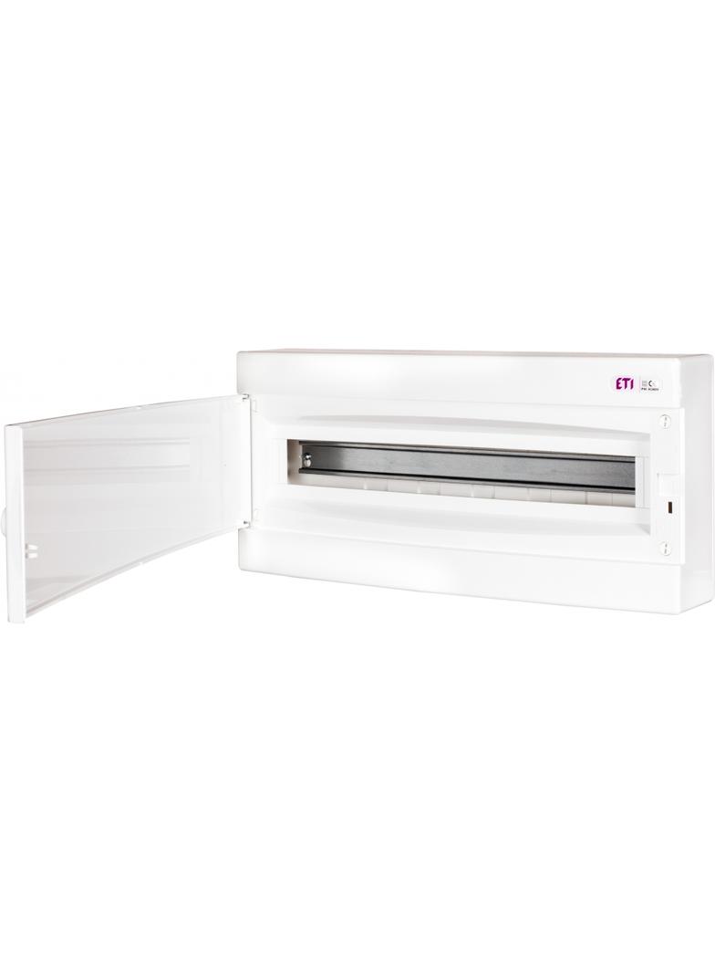 Rozdzielnica natynkowa 1x24 drzwi białe ECT 1x24PO-s 001100283 ETI