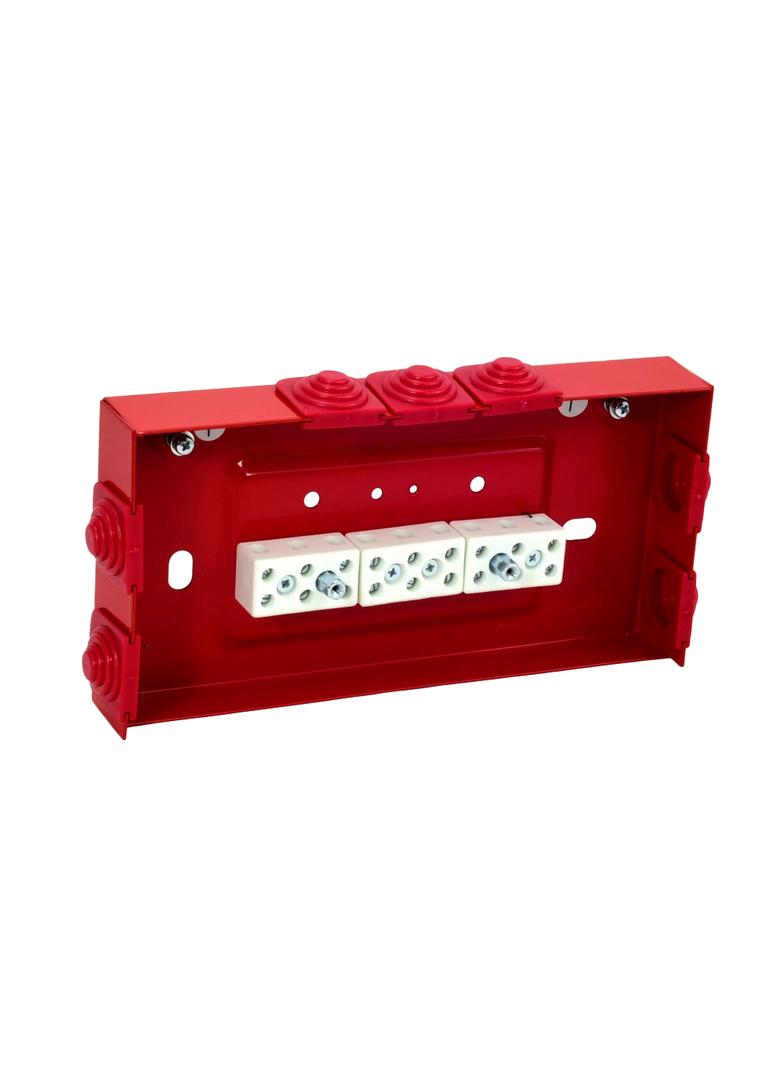 PIP-2AN P3x3x4 Puszka przeciwpożarowa, prostokątna, E90, przelotowa 3x3x4mm2, 197x103x30 mm - kolor