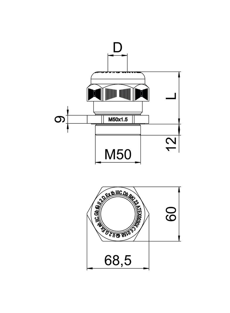 DŁAWIKI EX M 50 CZARNE