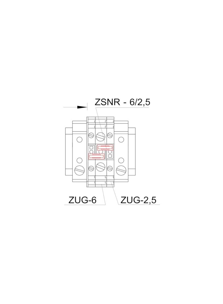 ZSNR-6/2,5 ZWIERACZ REDUKCYJNY K. CZARNY