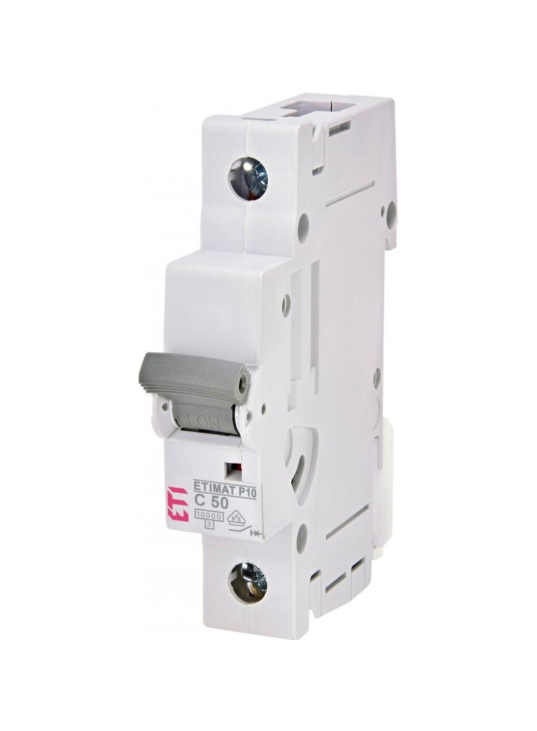 Wyłącznik nadprądowy MAT P10 1P C50A 275001104 ETI
