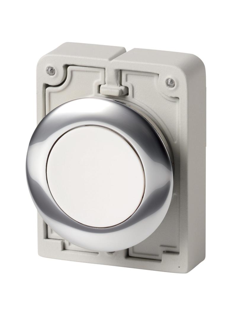 M30C-FDR-W Przycisk 30mm płaski biały bez samopowrotu 182943 EATON