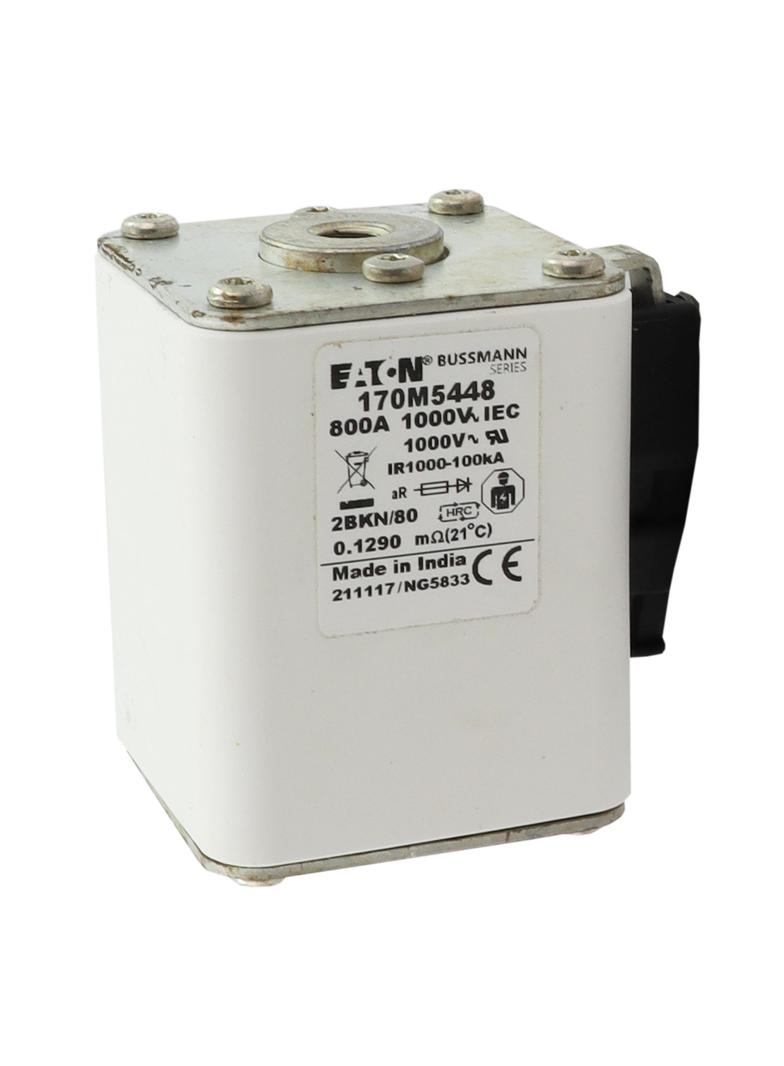 FUSE 800A 1000V 2BKN/80 AR Wkładka szybka 800A AC 1000V rozmiar 2 61x77x81 mm aR IEC UL 170M5448 EAT