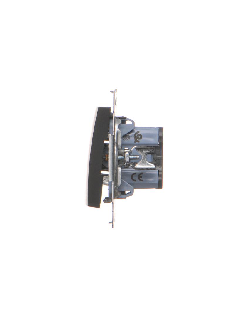 Simon 54 Łącznik schodowy 16A 250V zaciski śrubowe czarny DW6A.01/49 KONTAKT