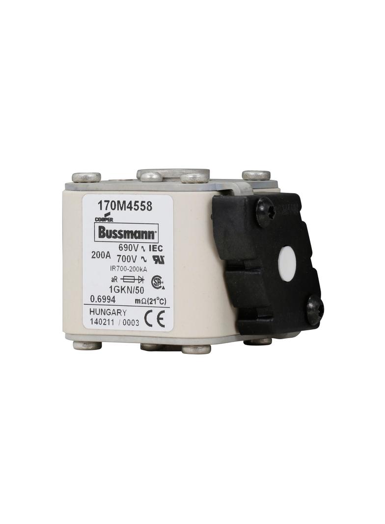 FUSE 200A 690V 1GKN/50 AR UC Wkładka szybka 200A AC 690V rozmiar 1 53x69x51 mm aR IEC 170M4558 EATON