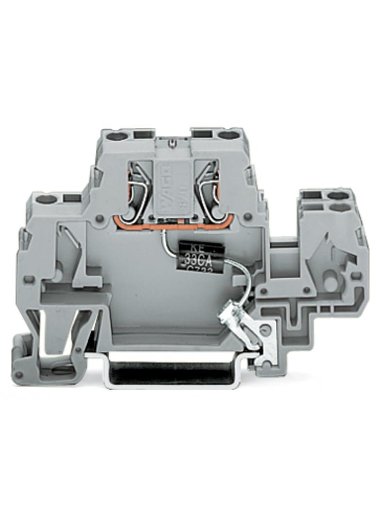 złączka z podwójną diodą supresorową 110/120V AC /25szt./ WAGO