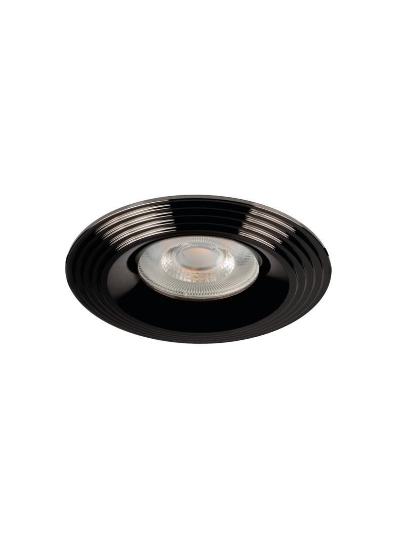 LIGLO DSO BC Oczko sufitowe LIGLO DSO BC okrągły stop aluminium kolor czarny chrom 1XGx5,3/GU10 KANL