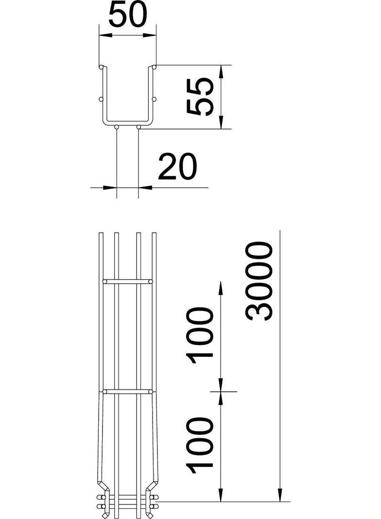 GRM 55/50, KORYTKA SIATKOWE GRM 55/50 FT