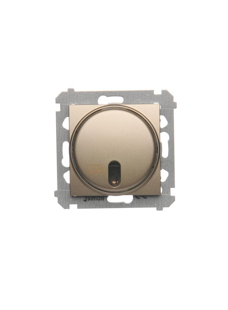 Simon 54 Łącznik zdalnie sterowany z przekaźnikiem 8(2) A 230V złoty mat *Wymagana instalacja 3-przewodowa DWP10P.01/44 KONTAKT