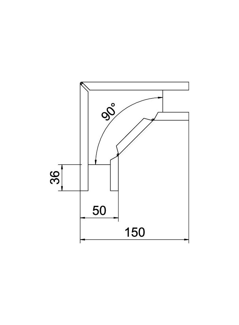 LTS B DD, Kolanko 90°