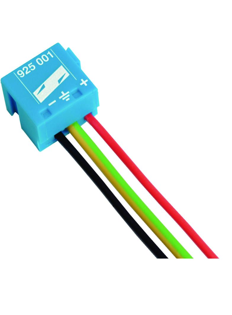 KNX e/s Ochronnik przeciwprzepięciowy magistrali KNX niebieski TG029 HAGER