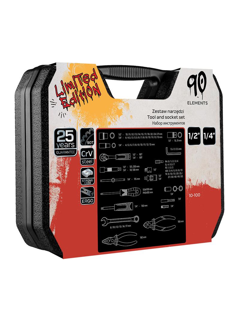 Zestaw narzędzi M4K Garage, 90 elementów