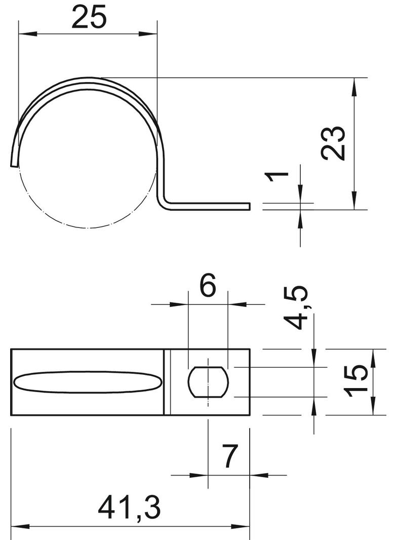 604, OBEJMY MOCUJĄCE 25 MM OC