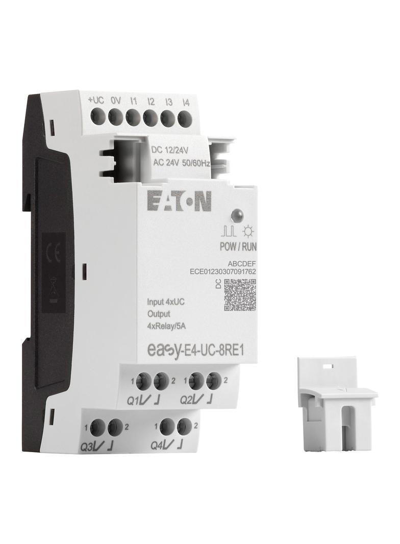 EASY-E4-UC-8RE1 easyE4 rozszerzenie 12-24VDC 24VAC 4DI 4DO-R 197217 EATON