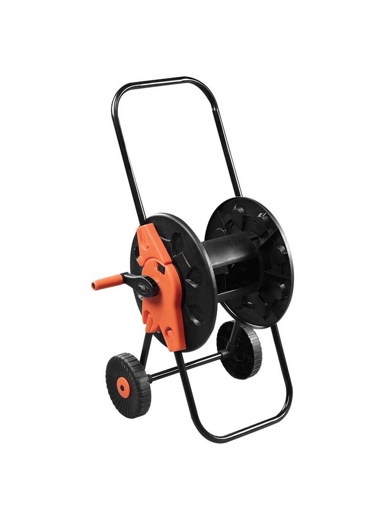 Wózek na wąz ogrodowy, tworzywo sztuczne, do 60 m węza 1/2"