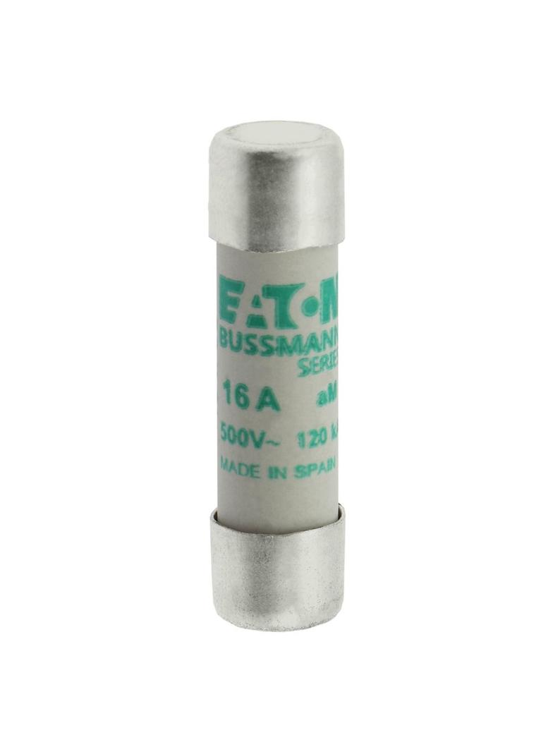 CYLINDRICAL FUSE 10 x 38 16A AM 500V AC Wkładka cylindryczna 10 x 38mm 16A AM 500V AC C10M16 EATON