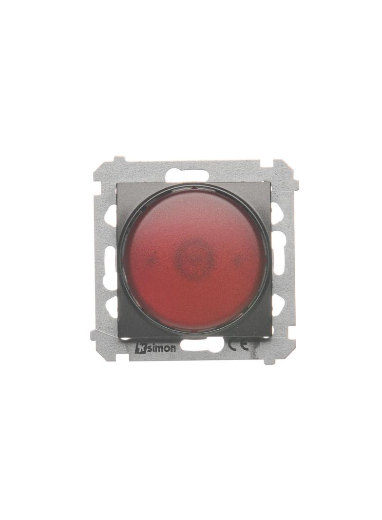 Simon 54 Sygnalizator świetlny LED – światło czerwone 230V antracyt