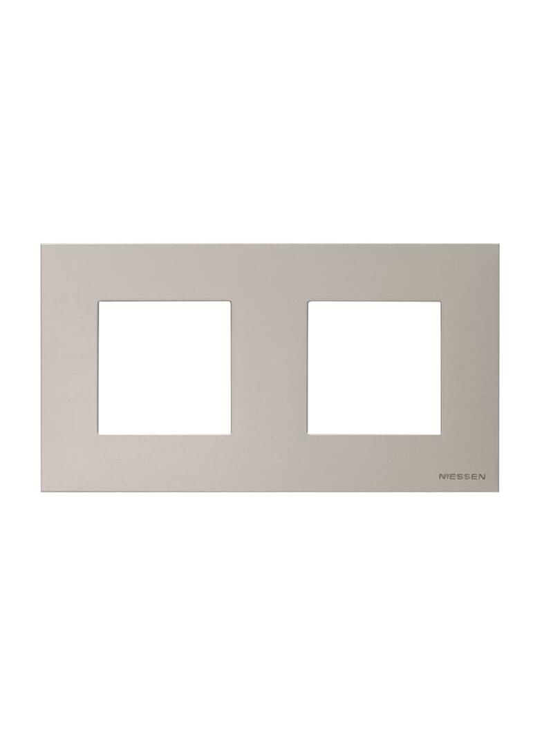 RAMKA 2-KROTNA BASIC -ZENIT-SREBRNY 2CLA227210N1301 ABB