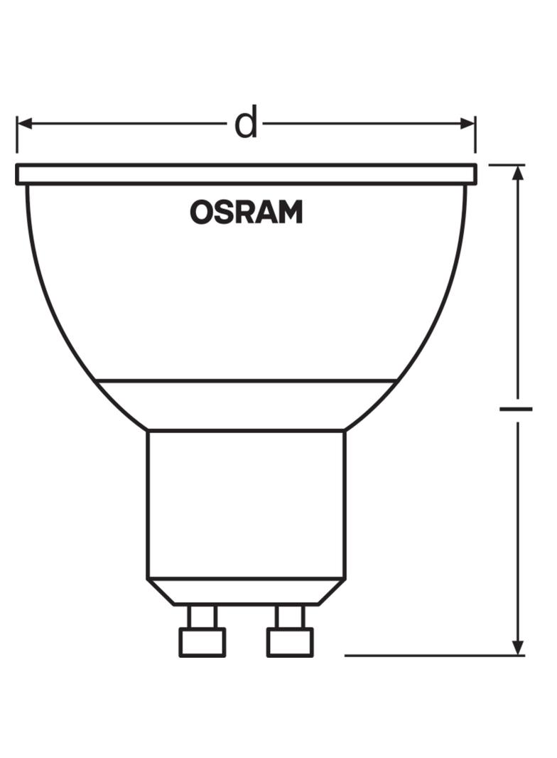 Żarówka LED HALOGEN GU10 4,5W OSRAM RGBW RGB+PILOT