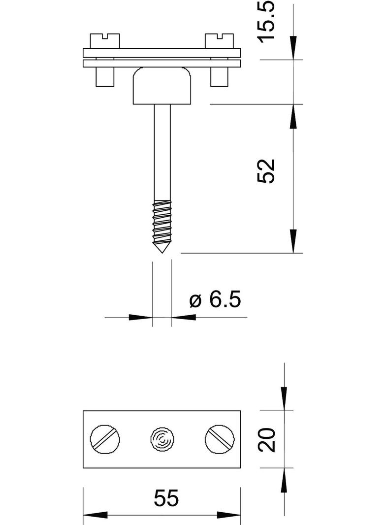 370/H, ŚRUB.OBEJMA DYS.Z WKRĘTEM 52MM