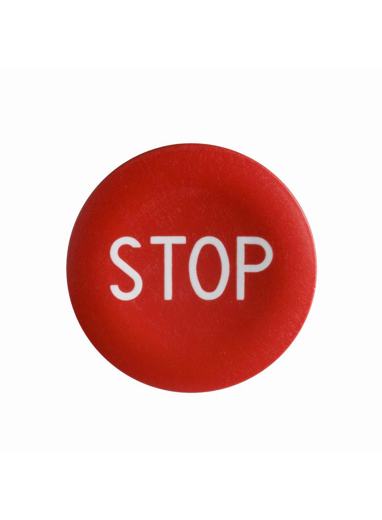 Harmony XB4 Wkładka do przycisku STOP O22, czerwona