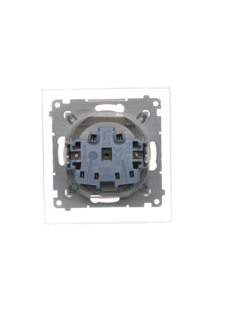 Simon 54 Gniazdo wtyczkowe do wersji IP44 Z USZCZELKĄ 16A 250V zaciski śrubowe klapka transparentna złoty mat *Uszczelka do ramek S54 PREMIUM DGZ1BZ.01/44A KONTAKT