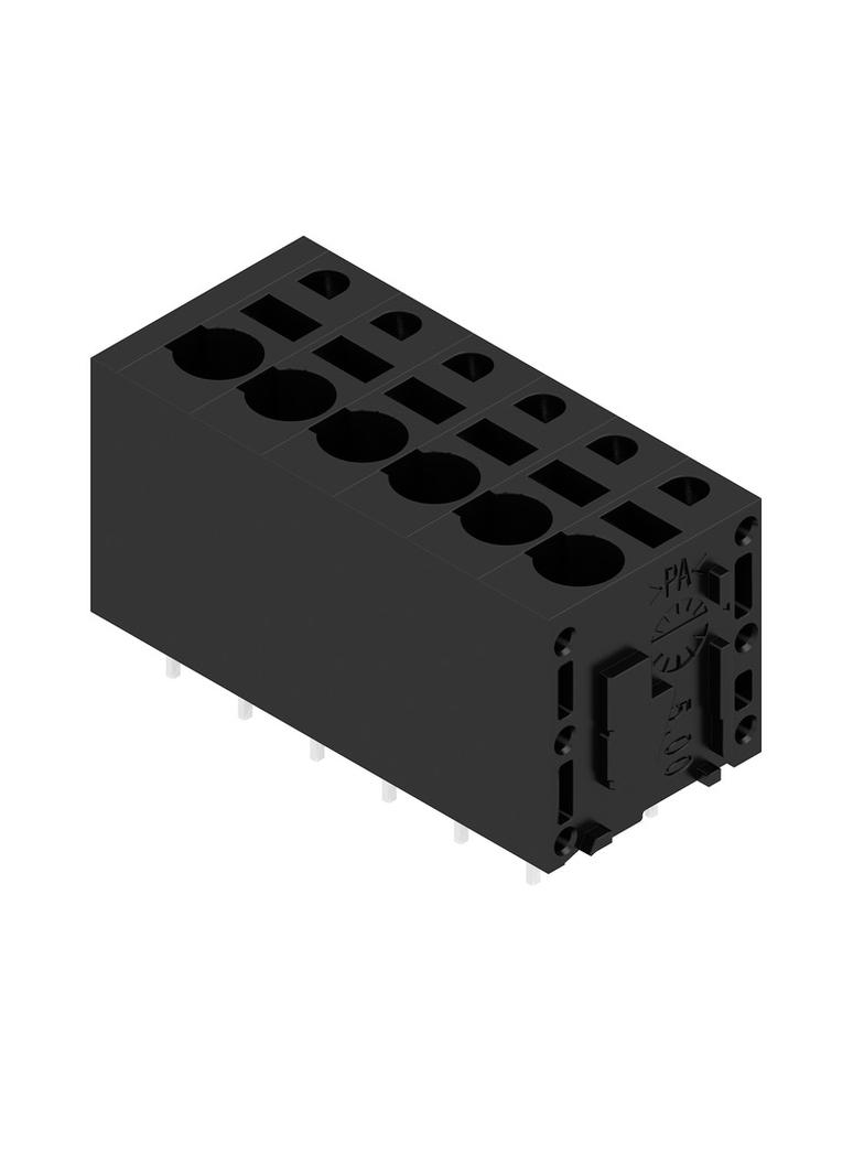 LMFS 5.00/06/180 3.5SN BK BX Listwa zaciskowa do płytek drukowanych /45szt./ WEIDMULLER