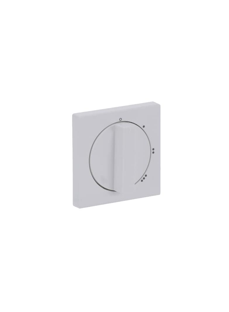 CARAT/FUTURE  Pokrywa z pokrętłem i nadrukiem biały studyjny