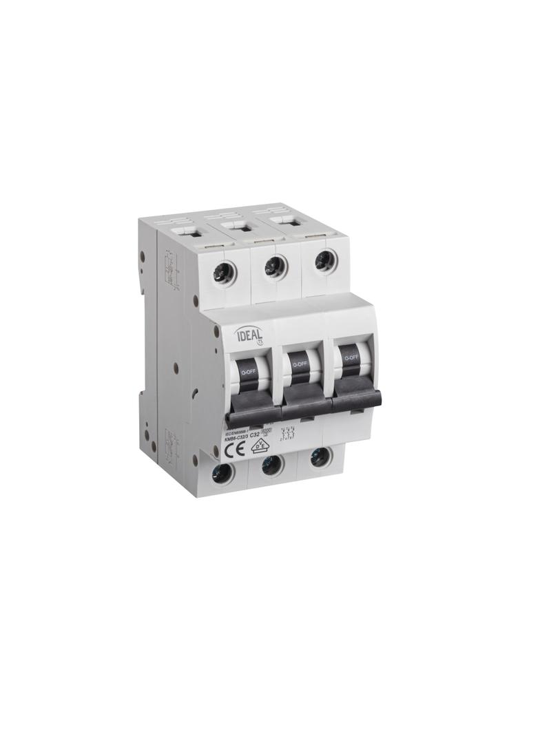 Wyłącznik nadprądowy 6kA 3P C32A KMB6-C32/3 IDEAL 23155 KANLUX