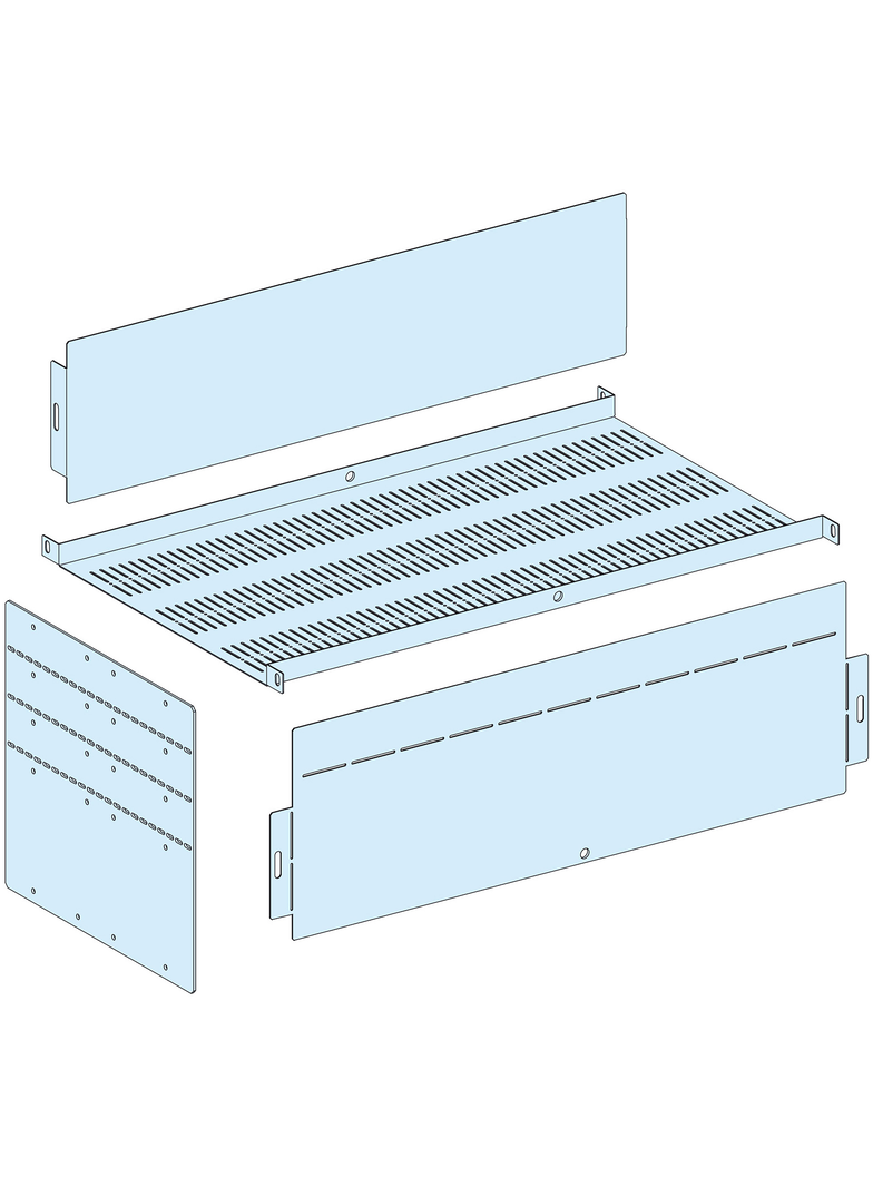 Rozdzielnice PrismaSet, osłona połączenia z aparatem pionowym 800A 650mm