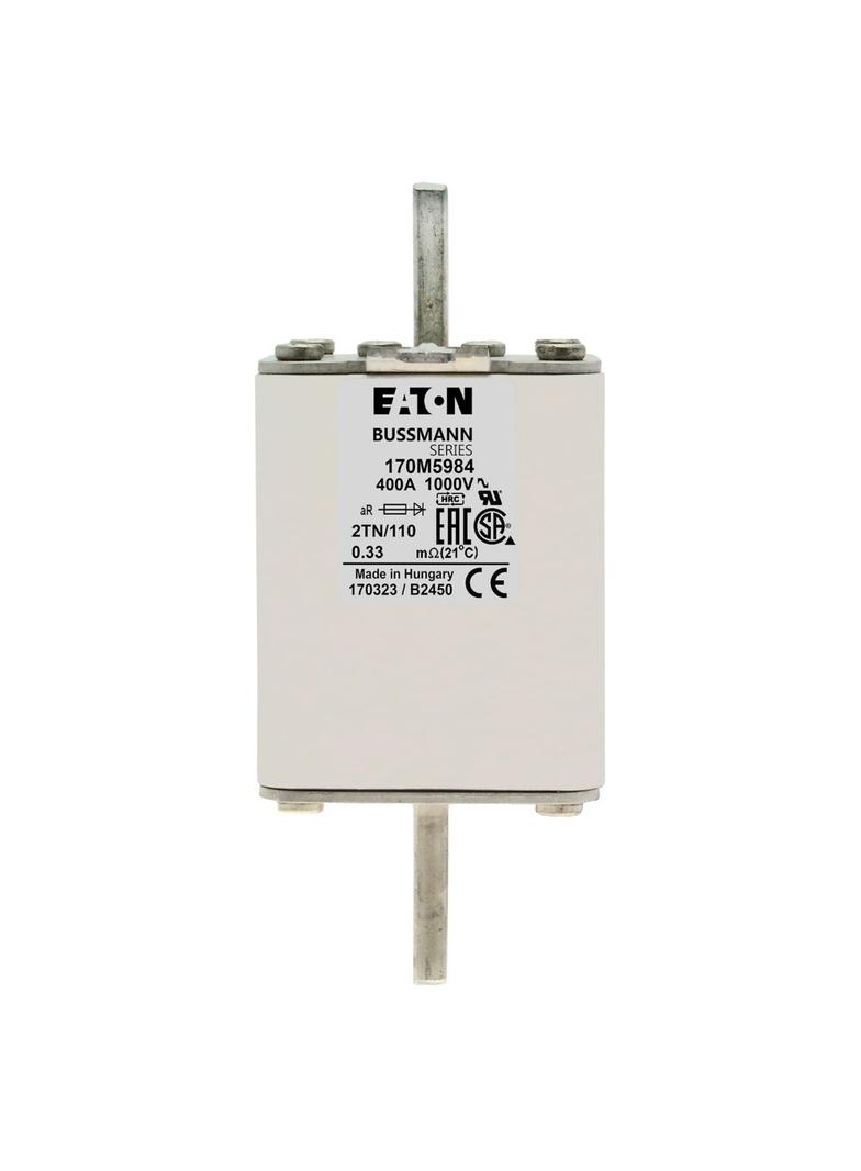 400A 1000V 2TN/110 aR INDICATOR FUSE Wkładka szybka 400A AC 1000V DIN 2 59x75x138 mm aR, 170M5984 EA