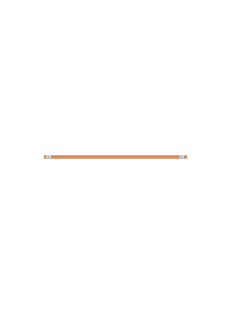 ZX2340 Szyna miedziana 30x5mm szerokość 5PW 1250mm V1, A2 (do samodzielnego montażu)