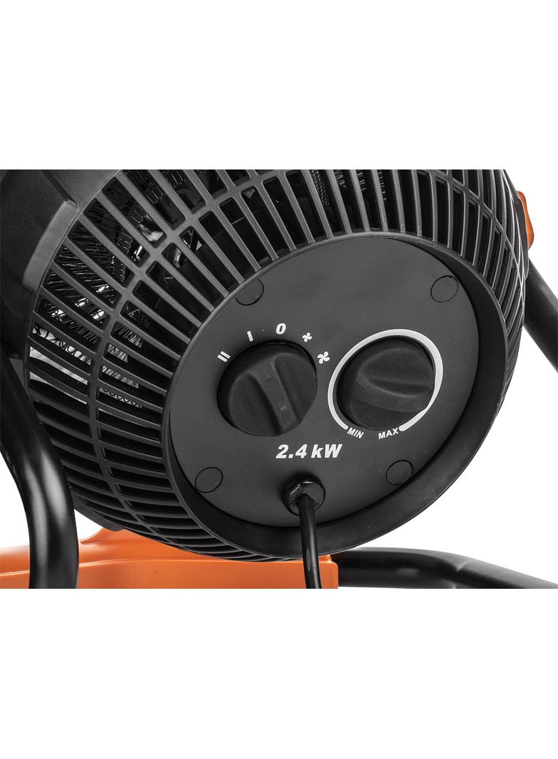 Nagrzewnica i wentylator, 2 w 1, moc 2400W, model manualny