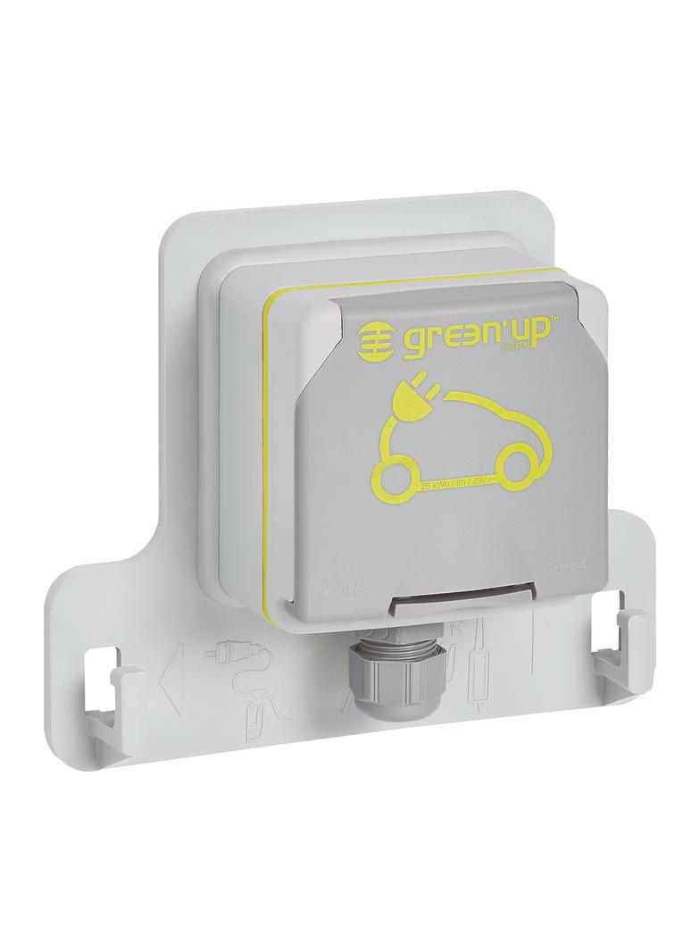 Green:Gniazdo 2P+Z Plexo 090471 LEGRAND