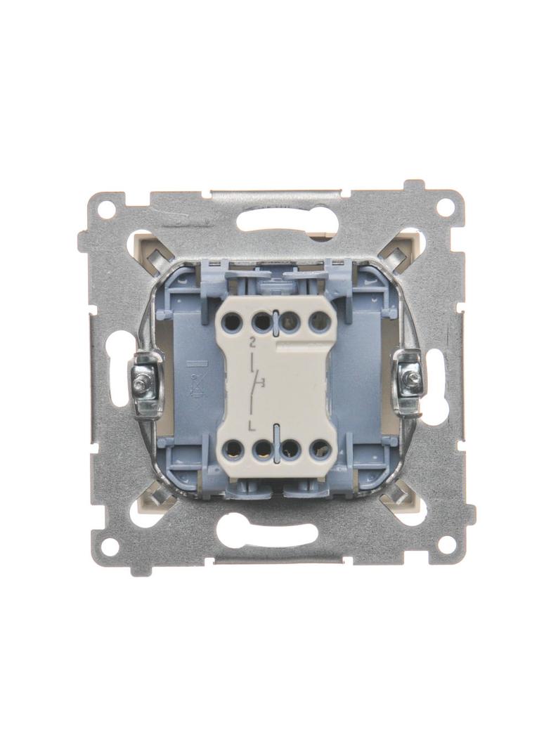 Simon 54 Przycisk „dzwonek” 10A 250V szybkozłączka kremowy DD1.01/41 KONTAKT