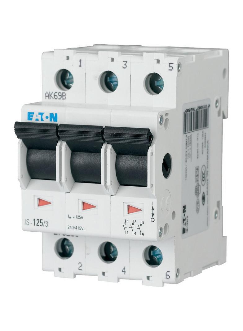 IS-125/3 Rozłącznik główny izolacyjny modułowy 3P 125A 276288 EATON