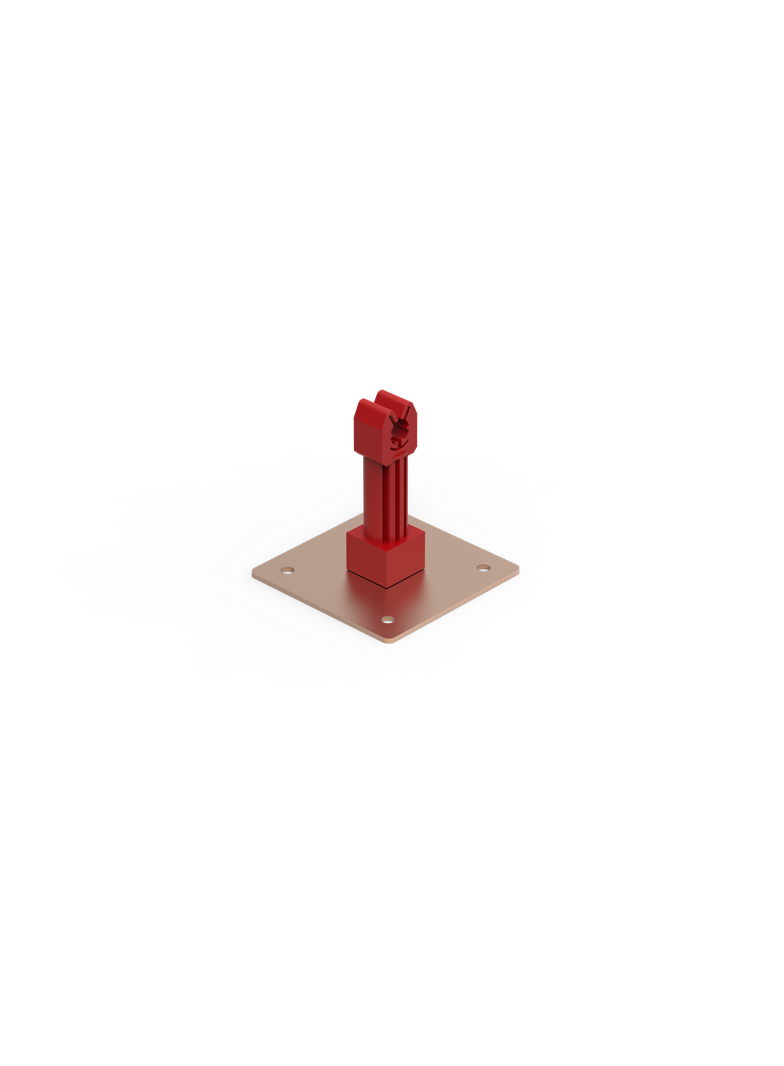 CU UCHWYT DACHOWY Z PŁYTKĄ/P 15.1/P CU