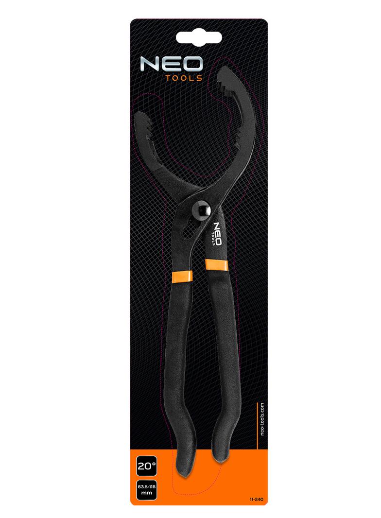 Klucz odgięty szczypcowy (20°) do filtrów oleju 63.5 - 116 mm