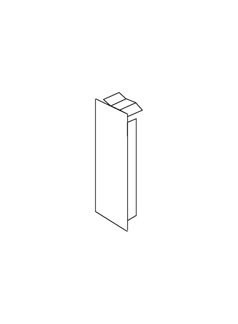 tehalit.LF Końcówka 60x230mm biały  LF6023069016 HAGER