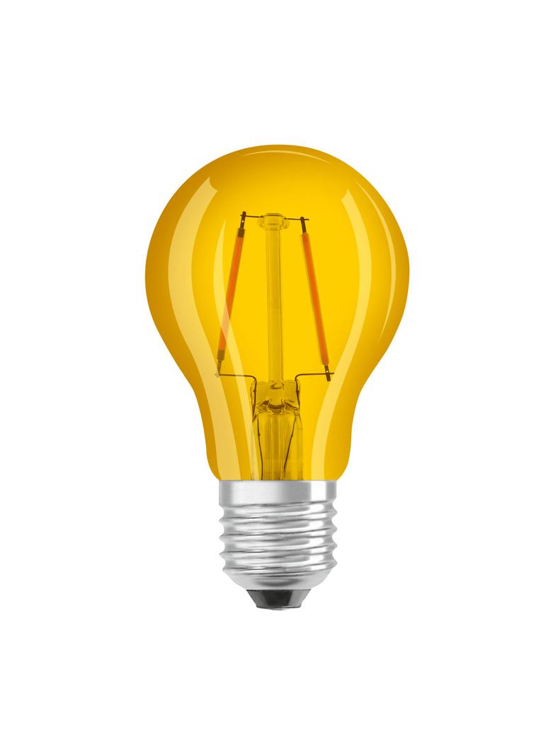Lampa LED STAR CL A Yellow 15 non-dim 2,5W E27