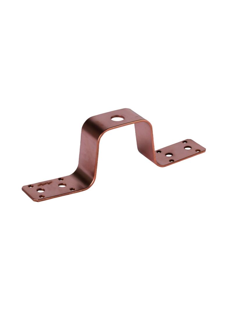 Łącznik elastyczny z płask. dł. 170 mm, otwór 11 mm w środku, Cu