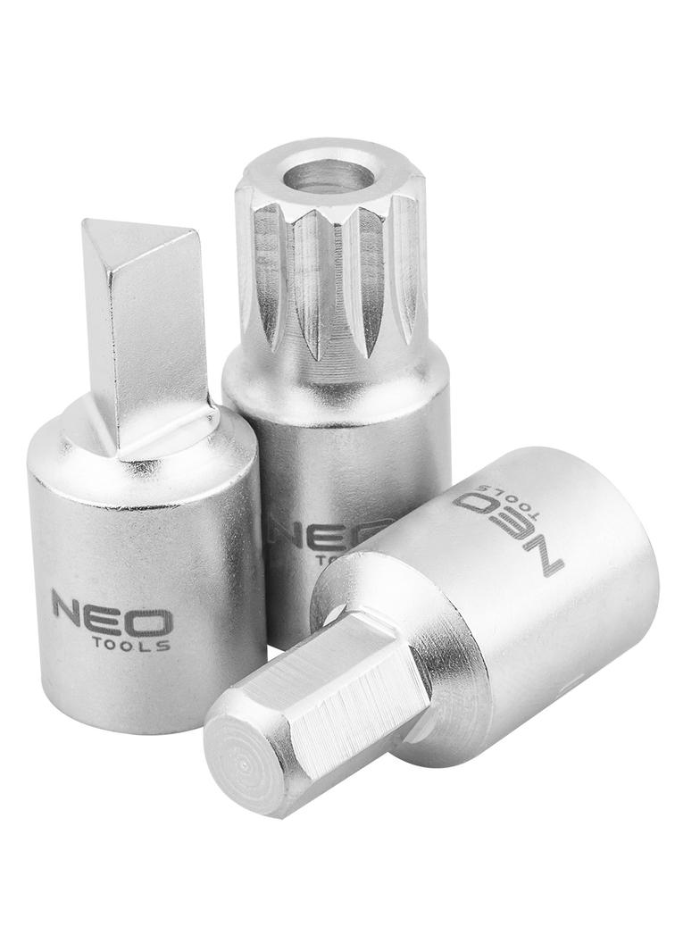 Klucze do spustu oleju 3/8", zestaw 18 szt.