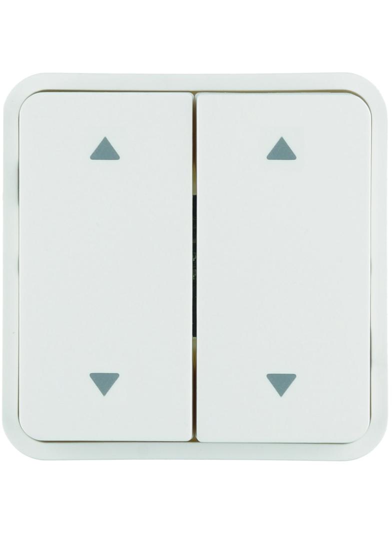 W.1 Klawisz 2-krotny podwójny z nadrukiem symbolu 4 strzałek do modułu KNX IP55 biały Berker WNT974B HAGER